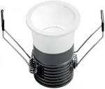 5W LED įleidžiamas &scaron;viestuvas DOT, baltas, CCT