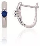 Diamond Sky Jewelry Sidabriniai auskarai su cirkoniais &bdquo;Eleganti&scaron;ka kilpa&ldquo;