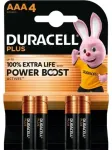 Duracell MN 2400 Plus Power Boost AAA (LR03) blisteris, 4 vnt.