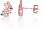 Diamond Sky Jewelry Auksiniai auskarai su cirkoniais &bdquo;Bunny&ldquo;