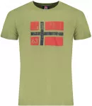 Žalias T-SHIRT MĘSKI Z KR&Oacute;TKIM RĘKAWEM NORWEGIA 1963