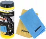 ŚCIERECZKI DO CZYSZCZENIA SAMOCHODU MOKRE 40SZT I 2SZT MIKROFIBRA 35x35CM DUNLOP