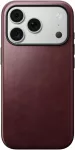 Burga Nomad Modern odinis dėklas, bordo (Horween) – iPhone 18 Pro/17 Pro