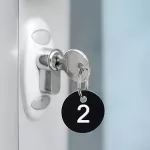 Rehalt Systems Pakabukai raktams su numeriais (nuo 1 iki 50)