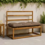 Suoliuko pagalvė VIANEN 100% poliesteris Taupe 100 x 50 x 12 cm