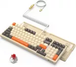 ATTACK SHARK mechaninė žaidimų klaviatūra K98, USB-C, 98 klavi&scaron;ų, RGB, Hot-Swap