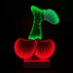 Neon LED biurkowy Czereśnia DPM USB 20 x 25,5 cm