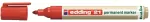 Edding 4-21 002, raudonas, kulkos formos antgalis, raudonas, plastikas, 1,5 mm, 3 mm