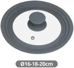 Universalus keptuvės dangtis 16/18/20 cm, 401015008, Vassary