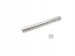 Neodimio magnetas, cilindro formos, Mw 6x3 N38, 50 vnt.
