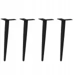 Kavos staliuko kojos, 4 vnt., juodos, 42&ndash;43 cm, plienas