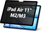 Pys magnetinis privatumo ekrano apsauga, skirta Ipad Air 11 colių 2024 M2, nuimama privatumo plėvelė, apsauganti nuo akinimo ir mėlynos &scaron;viesos