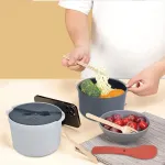 Joyzan mikrobangų ryžių virimo puodas, maistinis mikrobangų slėginis kepimo įrankių rinkinys, prietaisai ryžių virimo puodas, indai, garintuvas, ko&scaron;tuvas, daržovių paruo&scaron;imas