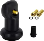 Premium X Single Lnb 0.1 Db skaitmeninė palydovinio signalo priėmimo galvutė 1 abonentui Lmb Lnc Hdtv Full Hd 3d 4k + 2 F-jungtys 7.5 mm paauksuotos