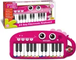 Bontempi | Playkeys 24 klavi&scaron;ų žaislinė klaviatūra mažiesiems muzikantams rožinė 300 x 140 x 40 mm