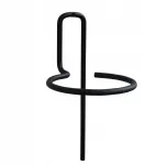 Pakabinama metalinė gėlė Loft vazonas 14cm, juodas