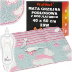 Profihot &Scaron;ildomas kilimėlis, &scaron;ildymo kilimėlis, elektrinis pledas su nuotoliniu valdymu ir reguliavimu 40x60 20w