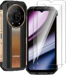 Lyzxmy 2 vnt. grūdinto stiklo ekrano apsaugų rinkinys, skirtas Doogee S110 (6,58 colio), 9h kietumo Hd grūdinto stiklo plėvelė, be įbrėžimų, be burbuliukų, grūdinto stiklo ekrano apsauga
