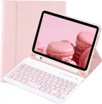 Dėklas su klaviatūra Ipad Mini 1-5 7.9", rožinis