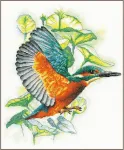Lanarte kryželiu siuvinėjimo rinkiniai, skaičiuojami kryželiu siuvinėti paveikslai, rinkinys &bdquo;ice Bird&ldquo; sienų dekoravimui, rankų darbo rinkinys suaugusiems, 33 x 41 cm, &bdquo;pasidaryk pats&ldquo; dekoravimo rinkinys, amatininko kūrybinis dovanų rinkinys