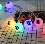 Girlianda Led lemputės akys halloween spalvota 2,5m 20 diodų