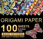 Origami popierius washi ra&scaron;tas 100 lapų 10 skirtingų ra&scaron;tų dvipusis lankstymo popierius bronzinis 15 x 15 cm