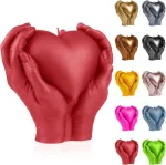 Candellana &scaron;irdies formos žvakė aesthetic 140 x 90 x 150 mm - kerzen aesthetic 3d - candles aesthetic hand - dekoratyvinės žvakės dovana - aesthetic candle - dekokerze - kerze dekorativ - candle decoration