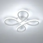 Comely Modernus Led lubinis &scaron;viestuvas, 30w, 3400 lm, gėlių formos, 6500k