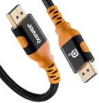 Ixever 8k Displayport kabelis 1.4 5 m, Displayport į Displayport 1.4 kabelis palaiko Hbr3 Hdr10 Hdcp 2.2 [4k @ 144hz, 8k @ 60hz] 32.4gbps monitoriui, televizoriui, projektoriui