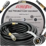 Guminė pneumatinė žarna Eurotec 15m 10x17mm užspaudžiama kompresoriui