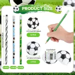 12 futbolo pie&scaron;tukų rinkinys, hb mediniai pie&scaron;tukai su 12 trintukų ir 2 drožtukais, grafitinis pie&scaron;tukas, naujovi&scaron;kas sporto vakarėlio dovanų mai&scaron;elio užpildas, futbolo vakarėlio pie&scaron;tukų rinkinys vaikams, studentams, suaugusiems