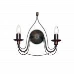 Sieninis &scaron;viestuvas Ideal Lux Wall lamp with 2 lights CORTE, E14, baltas