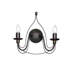 Sieninis &scaron;viestuvas Ideal Lux Wall lamp with 2 lights CORTE, E14, baltas