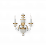 Sieninis &scaron;viestuvas Ideal Lux Wall lamp with 2 lights FIRENZE, E14, rust color