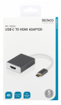 Deltaco USB-C - HDMI adapteris, 0,2 m, 4096x2160, 60 Hz, HDMI 2.0, HDCP 2.2 / USBC-HDMI9