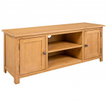 TV staliukas Televizoriaus spintelė, 110x35x44cm, ąžuolo medienos masyvas