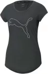 Puma Palaidinė Moterims Performance Heather Cat Tee Pilkas 520320 07