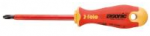 FELO ergonomi&scaron;kas PZ2 x 100 mm izoliuotas kryžminis atsuktuvas (FL41520390)