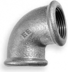 Odlewnia Zawiercie Kelio 90 &deg; A1 Nr. 6 2,5" juoda