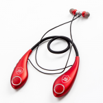 GJBY ausinės - SPORTS BLUETOOTH CA-129 raudonos spalvos