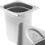 Kitchen Line GN 1/6 plieno konteineris, auk&scaron;tis 100 mm - Hendi 806630