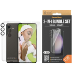 Panzer Glass 3in1 Set Samsung Galaxy S24 Plus PanzerGlass Bundle 3in1 Hardcase + Screen Protector + Camera Lens B1211+7351 dėklas telefonui skaidrus