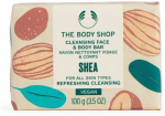 The Body Shop Shea valomasis veido ir kūno juostos muilas