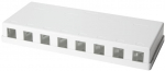 LOGILINK NK4035 LOGILINK- Keystone Surface Mount Box 8 port UTP, baltas, tu&scaron;čias