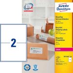 Avery Zweckform Avery QuickPEEL, Balta, A4, 199,6 mm, 143,5 mm, 200 vnt., 100 lapų