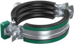 Walraven KSB2 vamzdžių spaustukas 15-19 mm - galvanizuotas 2 varžtų vamzdžių spaustukas M8/10 su EPDM ir greito fiksavimo sistema