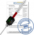 Metalo kietumo matuoklis su ISO sertifikatu PCE-2600N-ICA