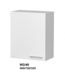 Extom Pakabinama spintelė Sidabrinis W2 40