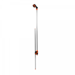 Sodo du&scaron;as Bradas Juodas LINE, 150-210 cm, įsmeigiamas