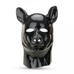 Prowler Red Latex Pig Hood - Juodas